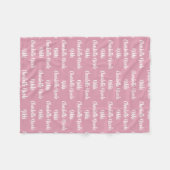 キッズパーソナライズされたフリースブランケット フリースブランケット (正面(横))