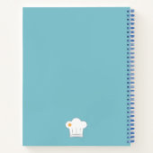 キッズパーソナライズされたレシピブック（写真） ノートブック (裏面)