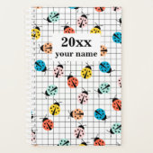 キッズパーソナライズされたレディバグプランナー プランナー手帳 (正面)