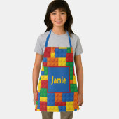 キッズパーソナライズされた建築おもちゃ建物ブロック エプロン (インサイチュ)