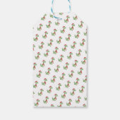 キッズパーソナライズされた恐竜のクリスマス ギフトタグ (裏面)