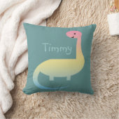 キッズパーソナライズされた恐竜装飾用クッション クッション (ブランケット)