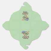 キッズパーソナライズされた恐竜誕生日 フェイバーボックス (見開き)