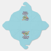 キッズパーソナライズされた恐竜誕生日 フェイバーボックス (見開き)