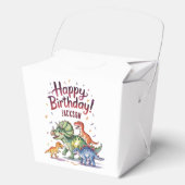 キッズパーソナライズされた恐竜誕生日 フェイバーボックス (正面)