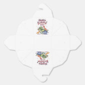 キッズパーソナライズされた恐竜誕生日 フェイバーボックス (見開き)