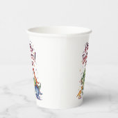 キッズパーソナライズされた恐竜誕生日 紙コップ (右)