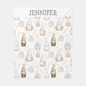 キッズパーソナライズされた格言 フリースブランケット (正面)