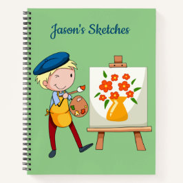 キッズパーソナルスケッチ緩和曲線ノートブック ノートブック