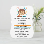 キッズパーティの招待状機器シンボル (スタンド正面)