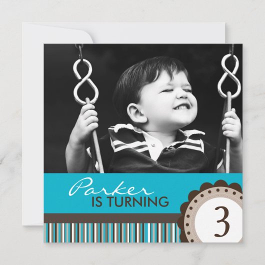キッズパーティの招待状 招待状 (正面)
