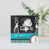 キッズパーティの招待状 招待状 (スタンド正面)