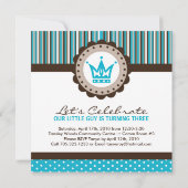 キッズパーティの招待状 招待状 (裏面)