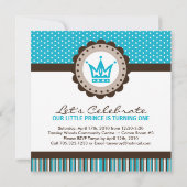 キッズパーティの招待状 招待状 (裏面)