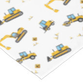 キッズパーティーデコール建築ダンプトラック テーブルクロス (アングル)