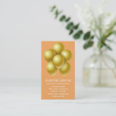 キッズパーティープランナーエンターテイメントフリー 名刺 (スタンド正面)