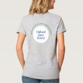 キッズパーティープランナーパステルテディベアQRコードロゴ Tシャツ (裏面)