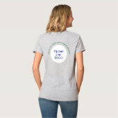 キッズパーティープランナーパステルテディベアQRコードロゴ Tシャツ (裏面フル)