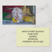 キッズパーティープランナー名刺 名刺 (正面/裏面)