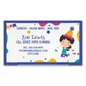 キッズパーティープランナー マグネット名刺 (正面)