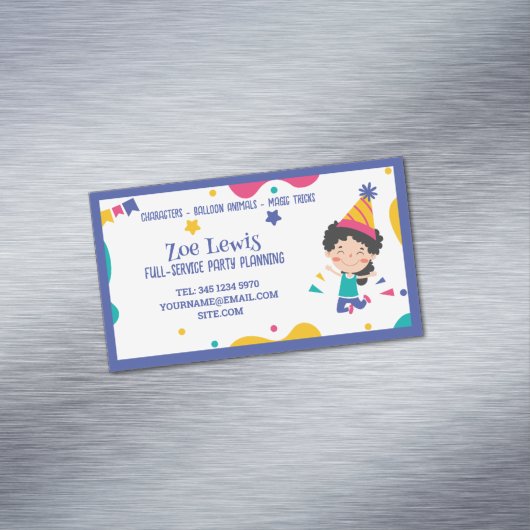 キッズパーティープランナー マグネット名刺 (インサイチュ)