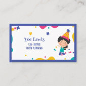 キッズパーティープランナー 名刺 (正面)