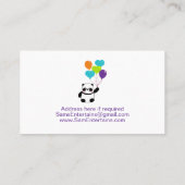 キッズパーティー芸人 名刺 (裏面)