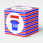 キッズパーティー10歳の誕生日名前をカスタムする フェイバーボックス (正面サイド)