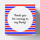 キッズパーティー10歳の誕生日名前をカスタムする フェイバーボックス (上部)