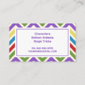 キッズパーティー 名刺 (裏面)