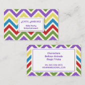 キッズパーティー 名刺 (正面/裏面)