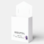 キッズパーパーソナライズされたプル歯の妖精トリートボックス フェイバーボックス (オープン)