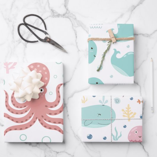 キッズパ航海のターン ラッピングペーパーシート (正面)