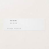 キッズビジネスカード:つるアウト 名刺 (内部フラット)