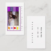 キッズビジネスカード：つるアウト 名刺 (正面/裏面)