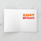 キッズビッグトラック7誕生日 カード (内部)