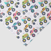 キッズビッグホイールカーとトラック 薄葉紙 (詳細)