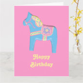 キッズビッグ誕生日 カード (黄色い花)