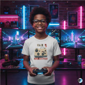キッズビデオゲームレベル5のロック解除 Tシャツ