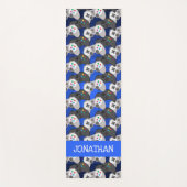 キッズビデパーソナライズされたオゲーマー ヨガマット (正面)