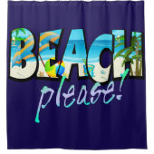 キッズビーチお願い！ シャワーカーテン (正面)