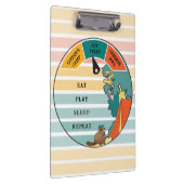 キッズビーバー、オポッサム、スネークキャンプのパーソナライズ クリップボード (右)