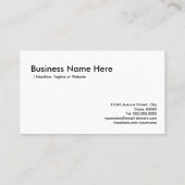 キッズピアノレッスン – ピアノ先生/インストラクター 名刺 (裏面)