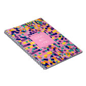 キッズピカラフルックカアートート新学期 ノートブック (右側)