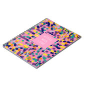 キッズピカラフルックカアートート新学期 ノートブック (左側)