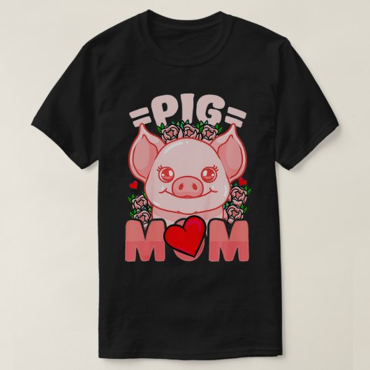 キッズピッグママ農家 Tシャツ (デザイン正面)