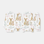 キッズピンクの花のパターン復活祭パーティーギフト フェイバーボックス (折り畳みなし)