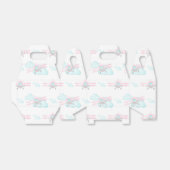 キッズピンク航空飛んでいる誕生日 フェイバーボックス (折り畳みなし)