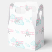 キッズピンク航空飛んでいる誕生日 フェイバーボックス (オープン)