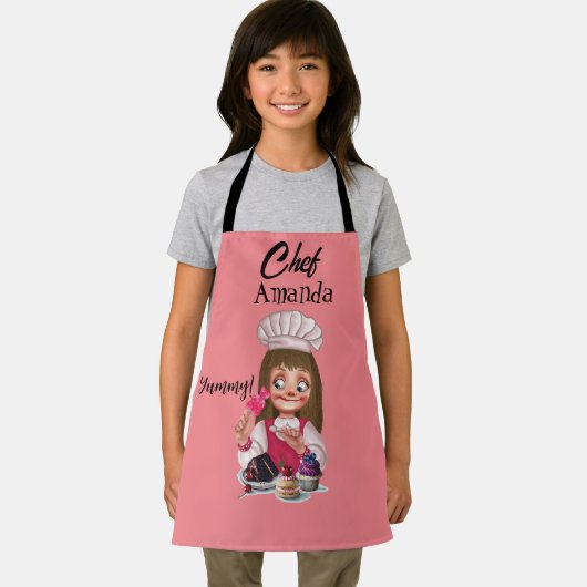 キッズピンク エプロン (インサイチュ)